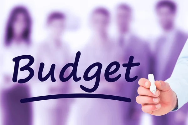 Word budget underlined — Stock Photo, Image