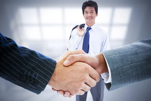 Business people shaking hands — Stock Photo, Image