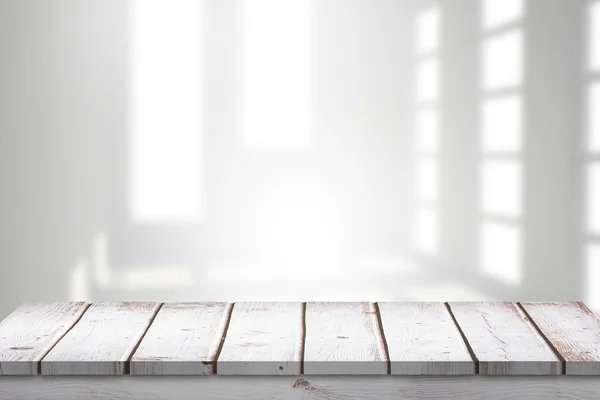Samengestelde afbeelding van houten vloer — Stockfoto