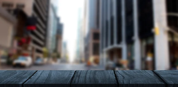 木製の机の合成画像 — ストック写真