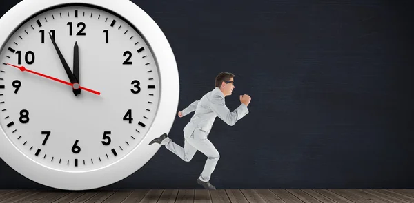 Hombre de negocios corriendo en el aire —  Fotos de Stock