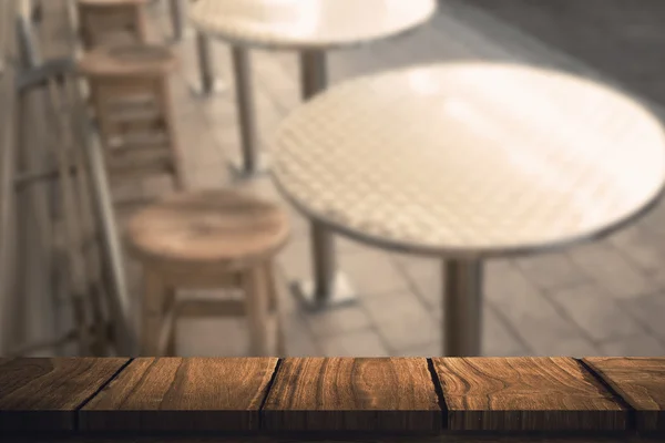 Composite image of wooden desk — Stock Photo, Image