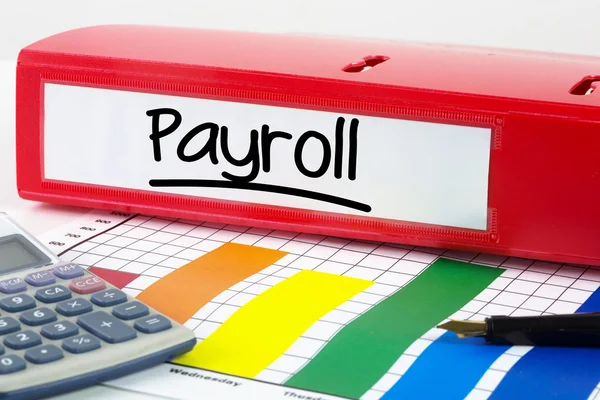 Word payroll underlined — Stock Photo, Image