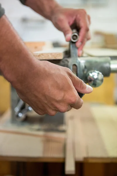 Ferramentas e equipamentos utilizados para a carpintaria — Fotografia de Stock