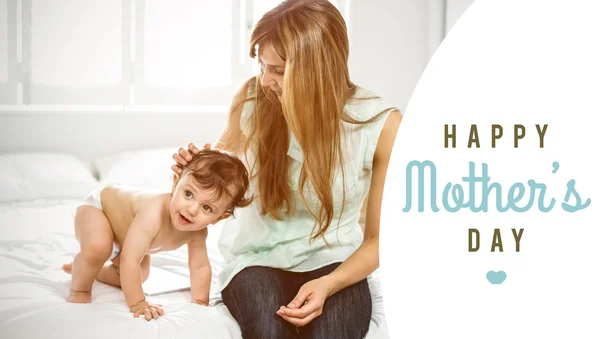 Happy mothers day greeting — Stock Photo, Image