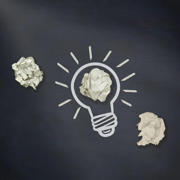 Cloth in light bulb concept — Stock Photo, Image
