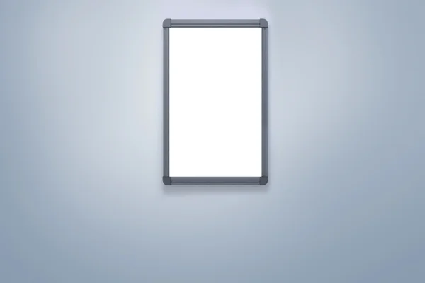 Hangende spiegel in muur — Stockfoto