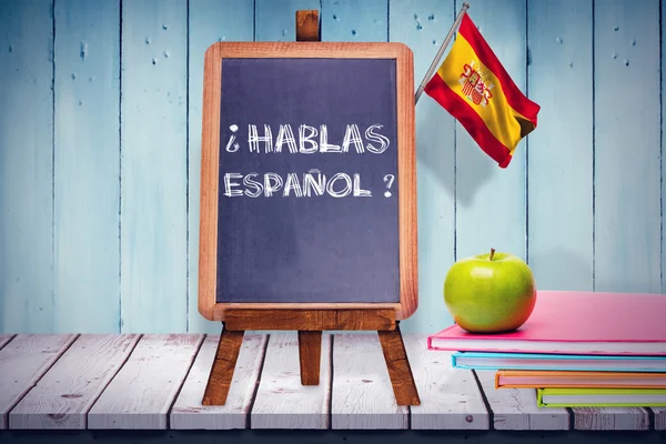 Spaniens Nationalflagge — Stockfoto