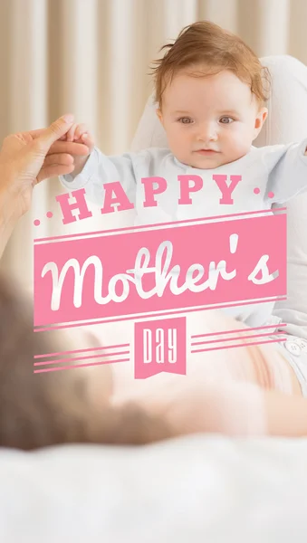 Dia das mães cartão de saudação — Fotografia de Stock