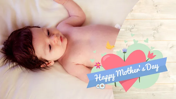 Imagen compuesta del saludo del día de las madres — Foto de Stock