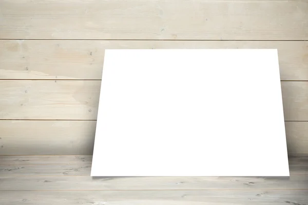 Composite image of white card — Stock Photo, Image