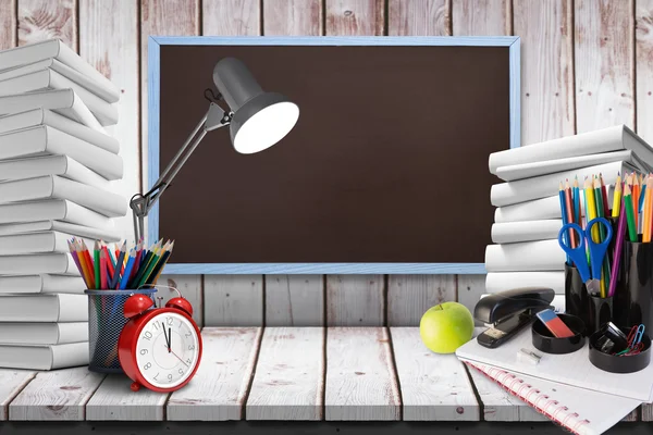 Composite image of school supplies — Stock Photo, Image