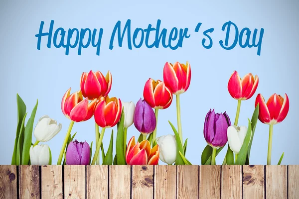 Composite image of mothers day greeting — Stock Photo, Image