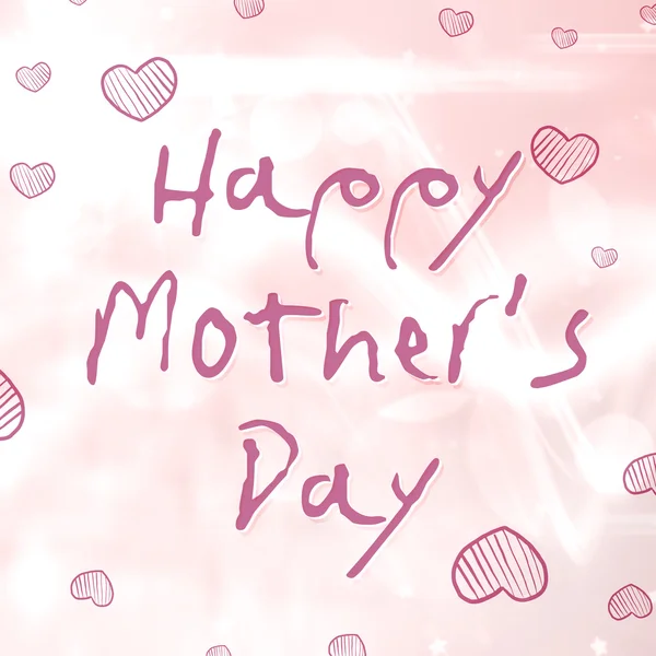 Composite image of happy mothers day — Stock Photo, Image