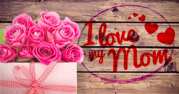 Composite image of mothers day greeting — Stock Photo, Image