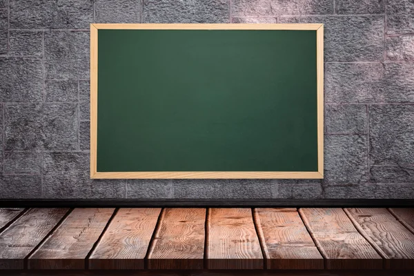 Composietbeeld van afbeelding van een schoolbord — Stockfoto