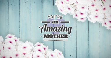 Composite image of mothers day greeting clipart