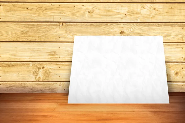 Composite image of white card — Stock Photo, Image