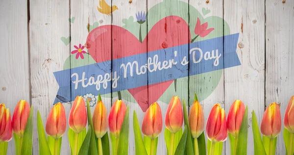 Composite image of mothers day greeting — Stock Photo, Image