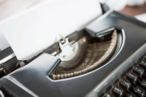 Extreme close up view typewriter — Stock Photo, Image