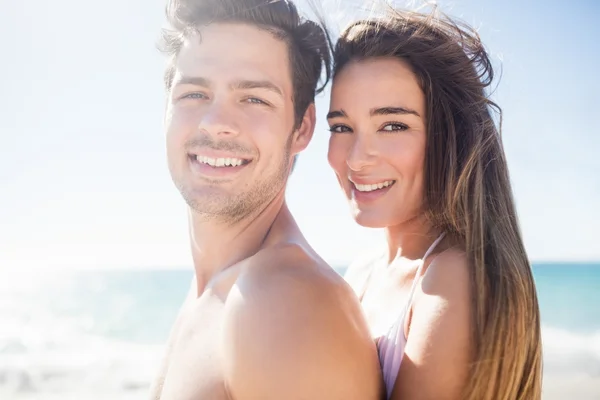 Front view of cute couple posing — Stock Photo, Image