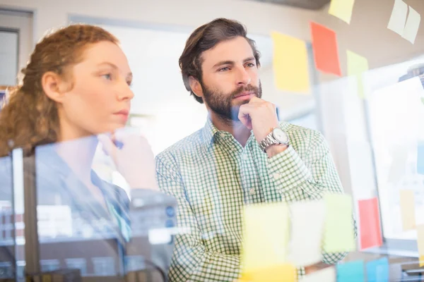 Portrait on the Thoughtful businesspeople — Stock Photo, Image