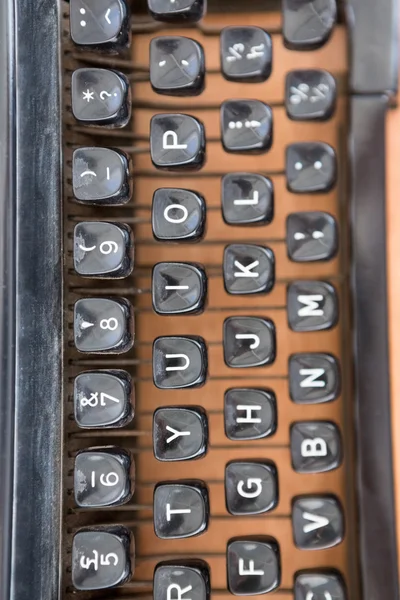 Exteme zár-megjelöl kilátás-a billentyűzet írógép — Stock Fotó