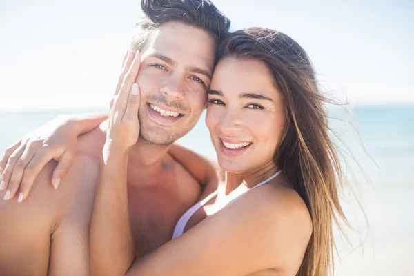 Front view of cute couple embracing — Stock Photo, Image