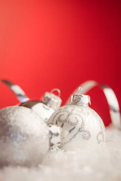 極端なクローズ アップのクリスマスつまらないものの写真 — ストック写真
