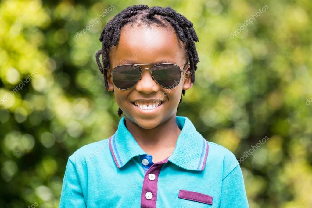 boy wearing sunglasses