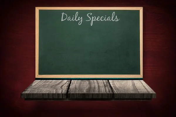 Composite image of daily specials message — Stock Photo, Image