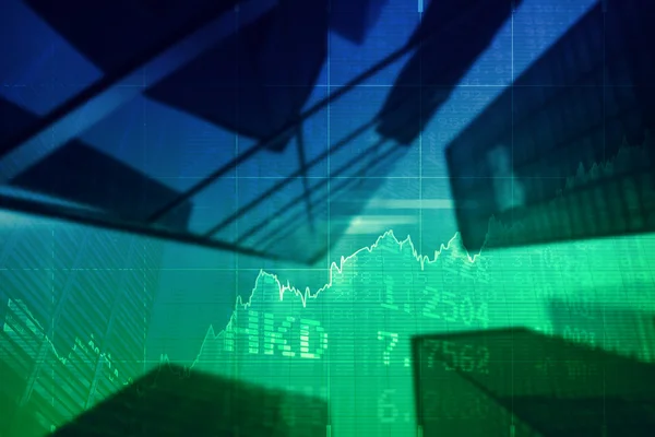 Composite image of stocks and shares — Stock Photo, Image