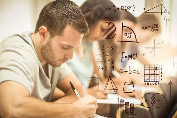 Zusammengesetztes Bild der Mathematik — Stockfoto