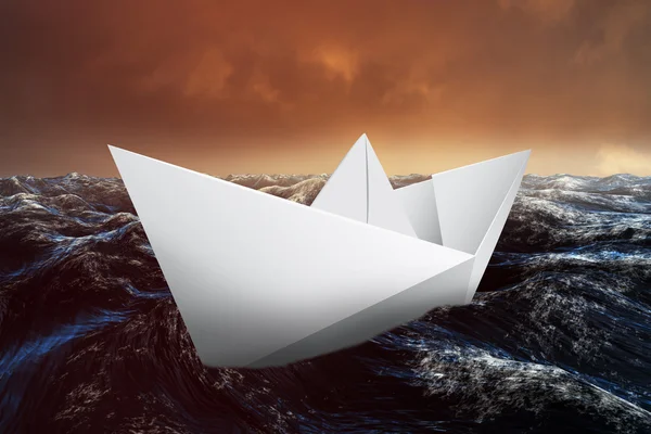 Virtuální obraz origami — Stock fotografie