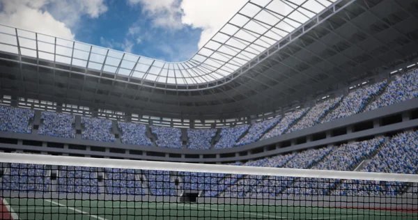 Digital image of tennis court — Stock Photo, Image