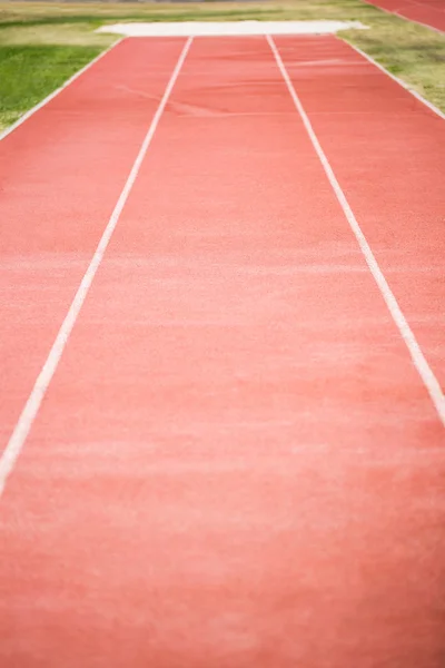 Laufstrecke im Stadion — Stockfoto