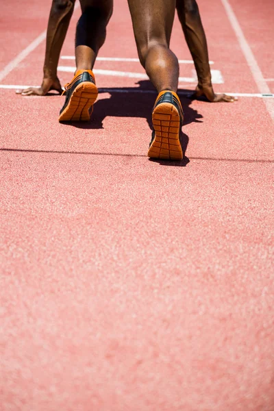Atleta listo para correr —  Fotos de Stock