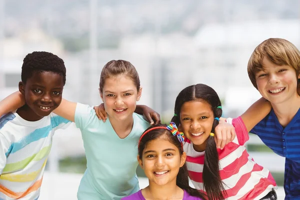 Cute children are holding together — Stock Photo, Image