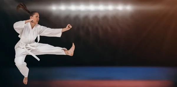 Jurus petinju karate — Stok Foto
