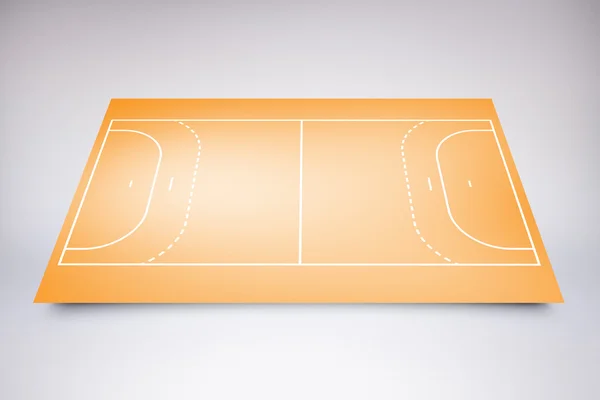 Drawing of sports field — Stock Photo, Image