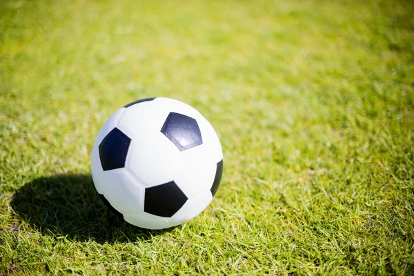 Fútbol en campo verde —  Fotos de Stock