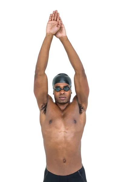 Nadador listo para bucear — Foto de Stock
