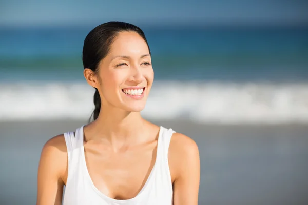 Bella donna sorridente — Foto Stock