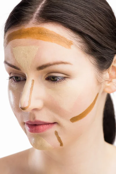 Mujer con maquillaje contorneante —  Fotos de Stock