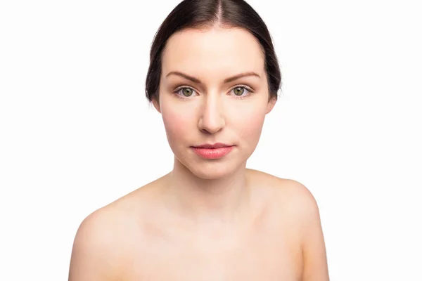 Woman posing with natural makeup — Stock Photo, Image