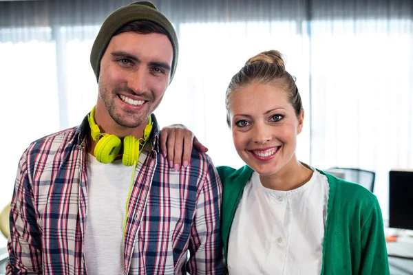 Portrait of coworkers posing — Stock Photo, Image