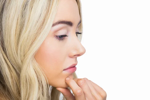 Woman posing with natural makeup — Stock Photo, Image