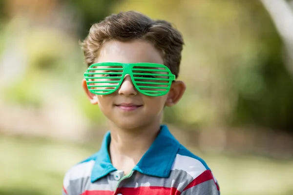 Young boy wearing shutter shades — Stock Photo, Image