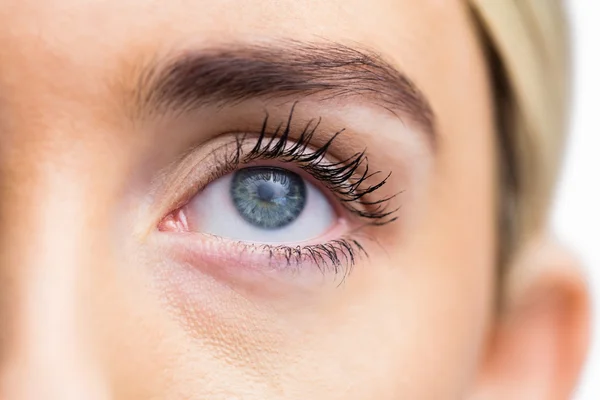 Focus op de ogen van de vrouw — Stockfoto