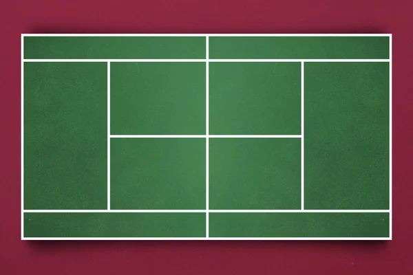 Tenis alan planı — Stok fotoğraf